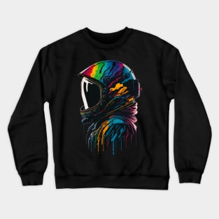 Rainbow Astronaut Crewneck Sweatshirt